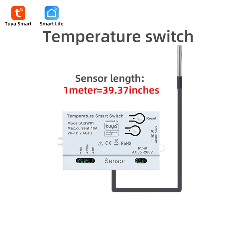 Tuya WiFi Temperature Switch S - Wifi Thermostat recension och pris