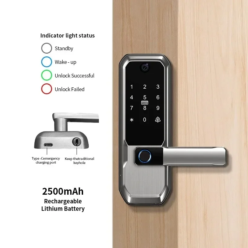 Tuya WiFi Smart Door Lock With - Smart Door Lock Wifi recension och pris