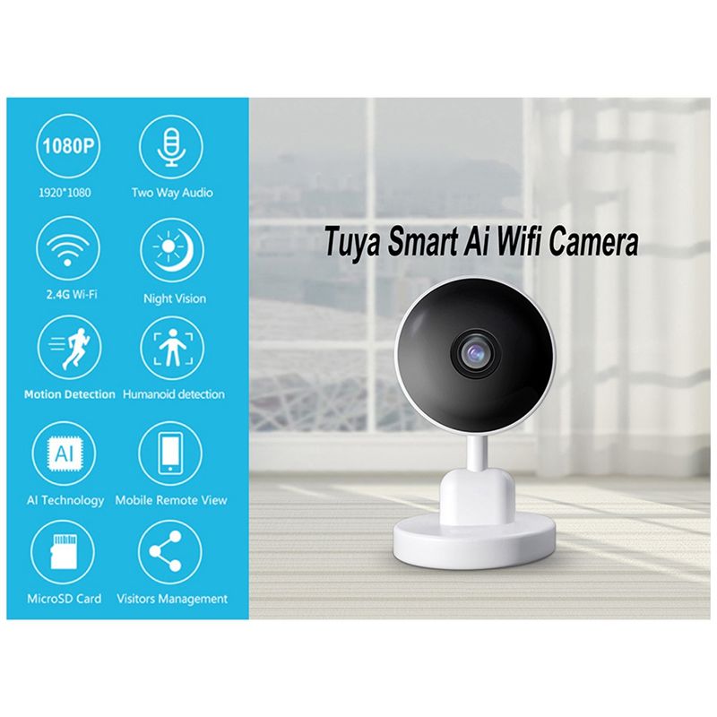 Essential Indoor Wifi Tuya Cam - Wifi Smart Plug recension och pris