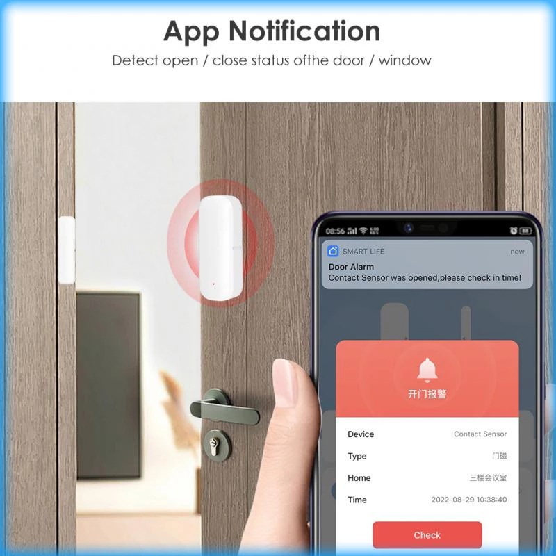 Tuya Wi-Fi Smart Door And Wind - Smart Home Automation Kit recension och pris