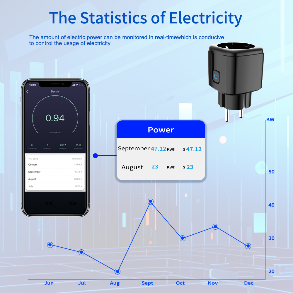 Tuya Smart Socket WiFi Remote  - Wifi Smart Plug recension och pris