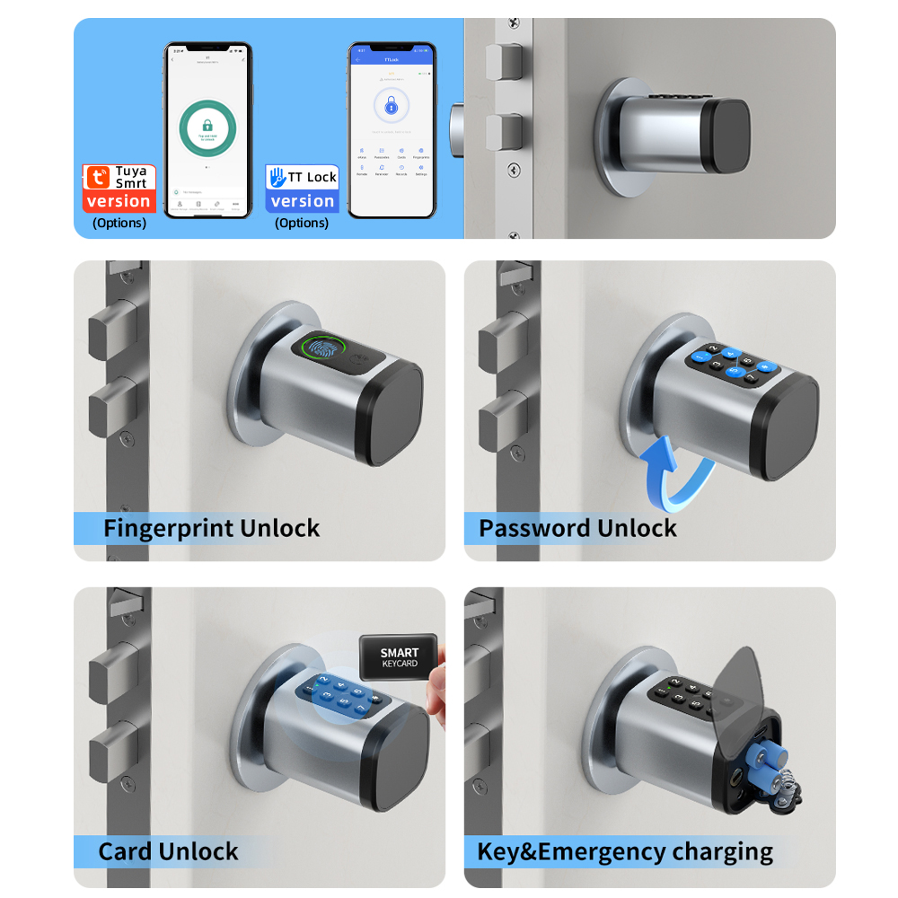 RAYKUBE V1 Tuya BLE TT Lock Sm - Smart Door Lock Wifi recension och pris