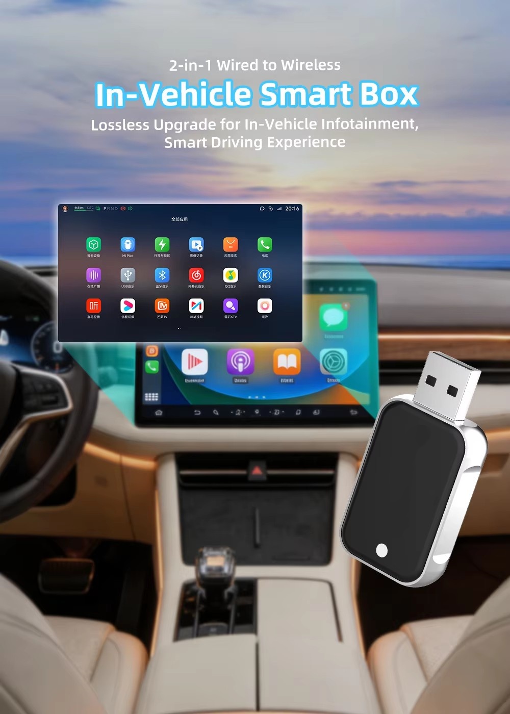 HGB0E 2-in-1 Car Smart Box Wir - Wifi Smart Plug recension och pris