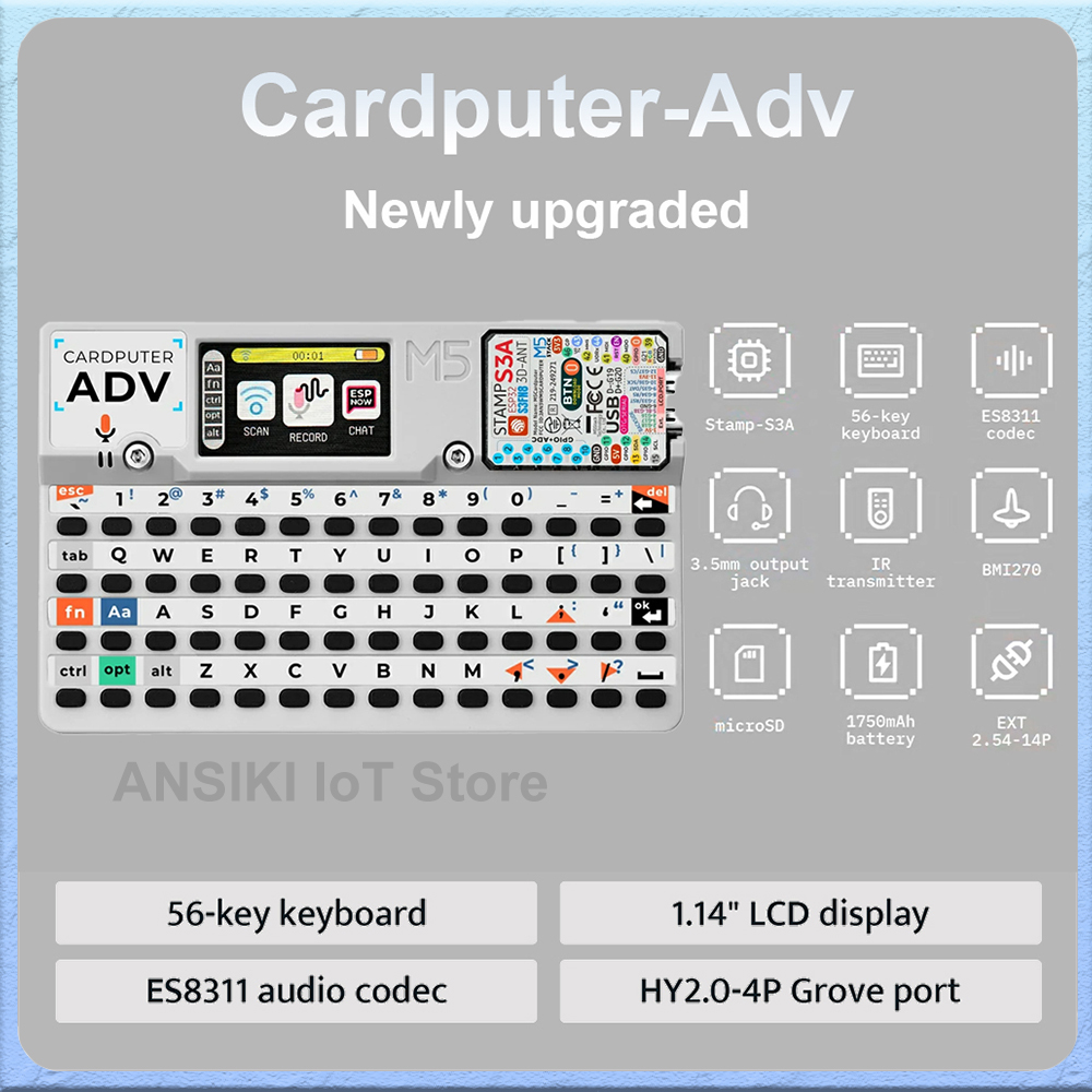 M5Stack Cardputer-Adv Programm - Electronics Project Kit recension och pris